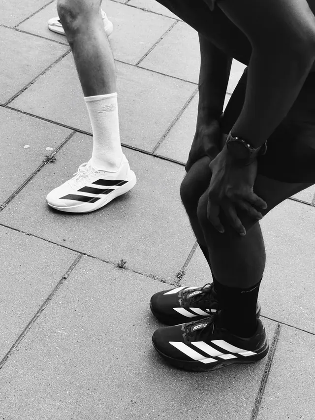 Close-up of legs and shoes