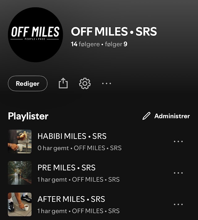 OFF MILES — visuel note fra løbefællesskabet